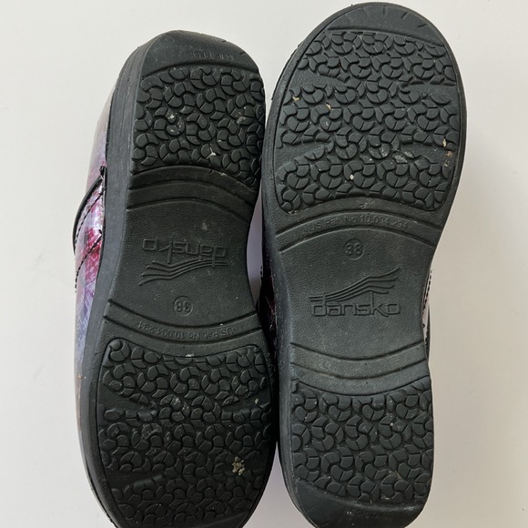 Dansko XP 2.0 Clog Size EU 38/ US 7.5-8 Metallic Tie Dye Patent Leather Colorful - Picture 6 of 11